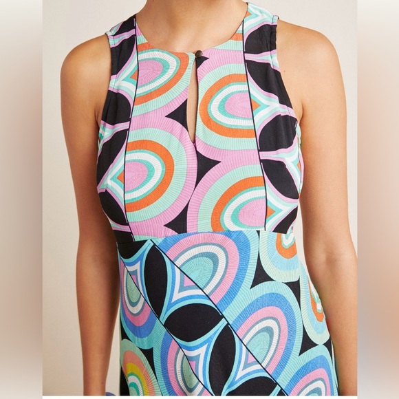 Anthropologie Kenzie Asymmetrical Dress, Size 10 - Picture 3 of 5